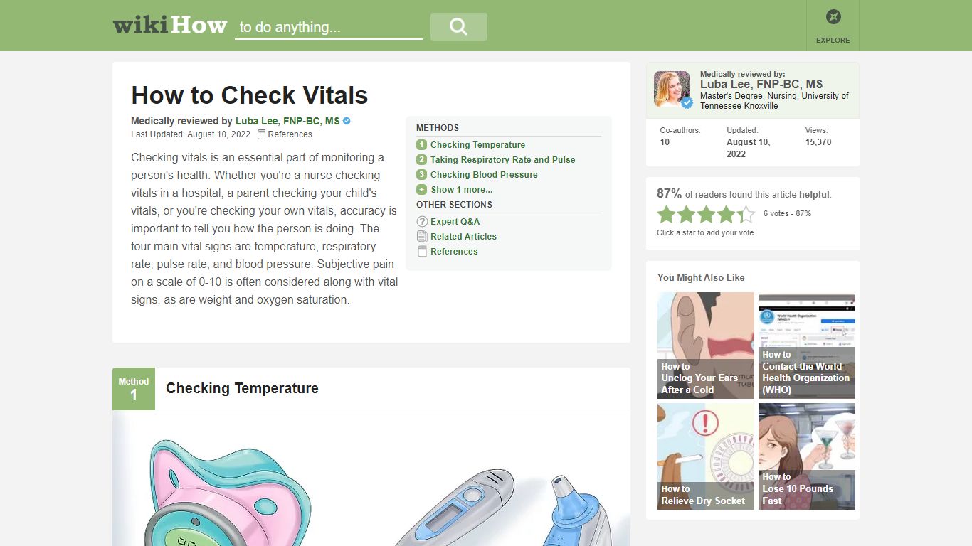 4 Ways to Check Vitals - wikiHow