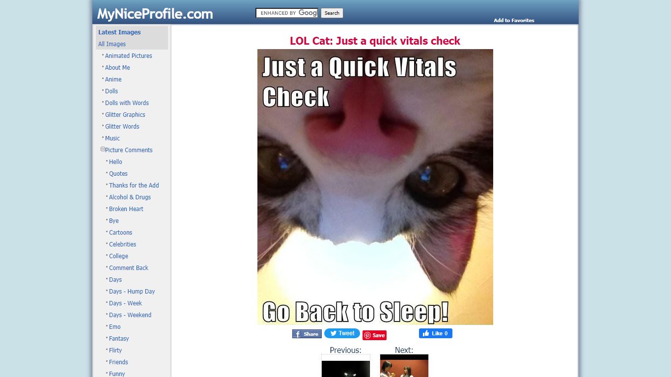 LOL Cat: Just a quick vitals check :: Funny :: MyNiceProfile.com